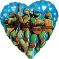 thumbnail image 6 of TMNT Party Supplies Teenage Mutant Ninja Turtles Leonardo and Raphael Birthday Balloon Bouquet Decorations, 6 of 9