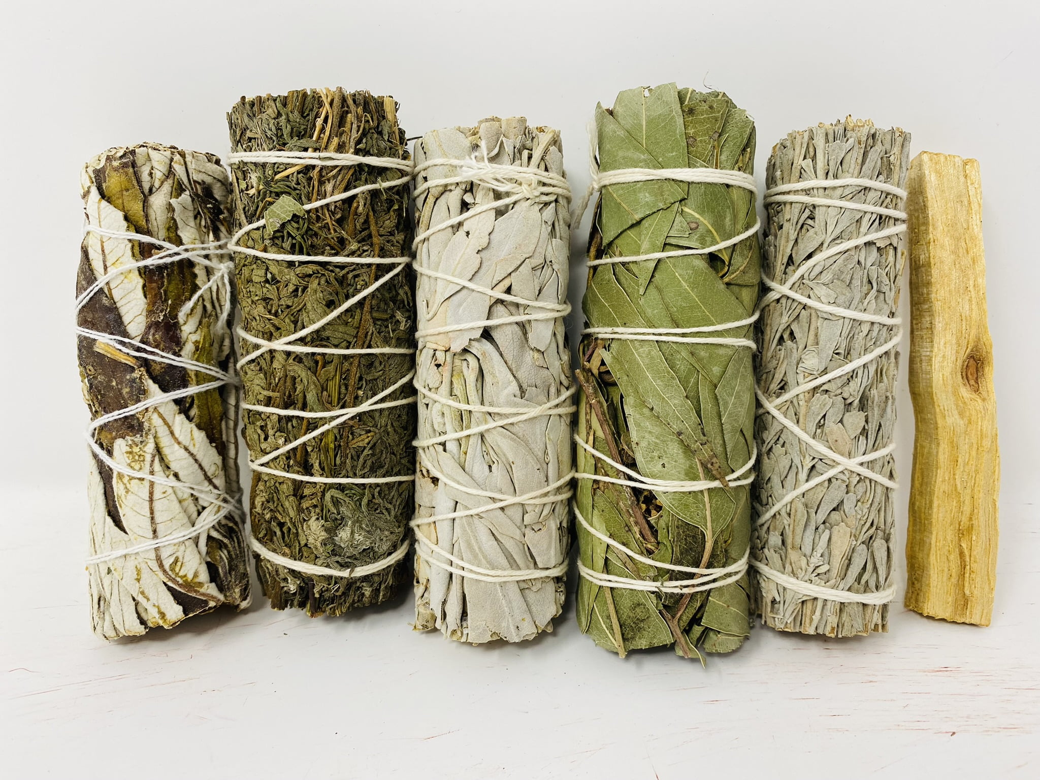 Bholi Sage Plus Sage Smudge Kit Pack of 6 Pure Smudge Sticks for