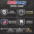 thumbnail image 6 of Ruff Dawg Indestructible Dog Ball XL 3.5” Orange – Heavy-Duty Rubber Fetch Toy for Aggressive Chewers – Extreme Bounce, Floats, BPA & Latex Free – Made in USA, 6 of 7