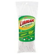 Libman All-Purpose Cotton Wet Mop Refill Clip-on Head, 14 oz