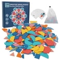 thumbnail image 2 of Juguete de Rompecabeza de Regalo Especial, Bloques de Patrones Conjunto de Forma Geométrica de Forma Geométrica, Educación para Niños Niños Pequeños, 2 of 7