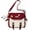 Red, variant on Aesthetic Messenger Bag with Stuffed Pendant and Pins Kawaii Shoulder Bag for Women Cute Japanese Ita Bag