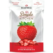 Ready Wise Freeze-Dried Sliced Fruit, Strawberry, 0.7 ounce, Shelf-stable, good for Everyday or as Emergency Food