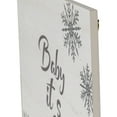 thumbnail image 4 of Northlight 11.75" Glittered "Baby It's Cold Outside" Christmas Wall Sign, 4 of 5