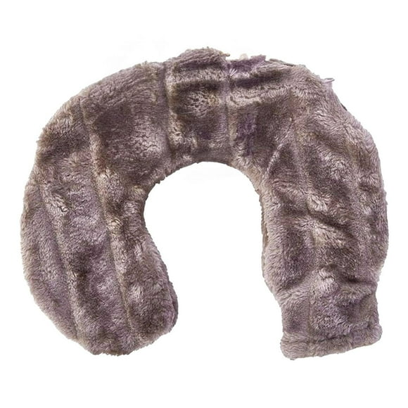 K Collection Plain 1.1L Fluffy Neck & Shoulder Hot Water Bottle