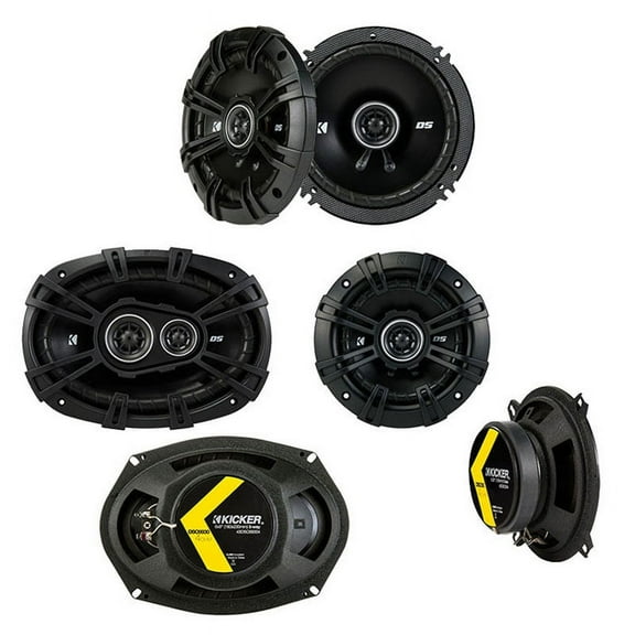Fits Cadillac DeVille 2000-2005 Factory Speaker Upgrade Kicker DS Series Package