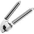 thumbnail image 1 of Garlic Press, Stainless Steel Garlic Press, Practical Kitchen Gadgets, Convenient and Easy to Clean Dishwasher Safe, 1 of 5