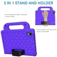 thumbnail image 3 of Dteck iPad mini 6th Generation Case, Kids Case for iPad mini 6 8.3 in 2021, Lightweight EVA Handle Stand Protective Cover with Crossbody Shoulder Strap For iPad mini 6th Gen,Purple, 3 of 4