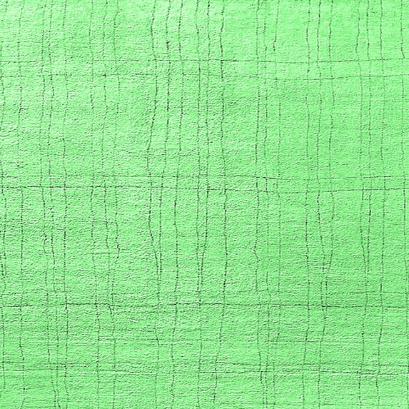 Ahgly Company Indoor Square Solid Emerald Green Modern Area Rugs, 3' Square