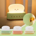 thumbnail image 4 of Cute  Night Light Led Bread  Night Lamp Cute  Night Light USB Rechargeable LED Bread  Night Lamp With Timer Portable Bedside Lamp Birthday Gifts For Teenagers Children, 4 of 8