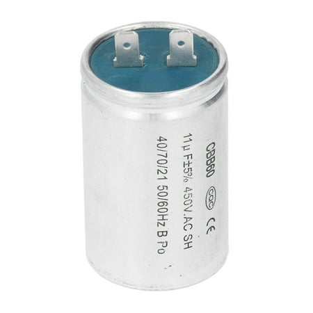 

Motor Start Capacitor 11uf High Insulation Resistance Generator Starting Running Capacitor 450VAC