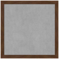 Amanti Art Carlisle Brown Narrow Framed Magnetic Board 13 x 13 in.