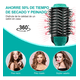 thumbnail image 3 of Cepillo Secador De Aire Caliente Para Alisar Cabello Verde Malubero Malu1534, 3 of 3