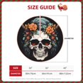 thumbnail image 2 of Haiem Flower Horn Skull Pattern Christmas Tree Skirt Merry Christmas Party Christmas Tree Decoration,New Year Decorations-36", 2 of 6