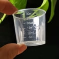 thumbnail image 2 of Ruiboury Lot de 100 Gobelets à Mesurer 30ml Cuisson DIY Gobelets en Plastique de Laboratoire avec Échelles Pichet Cuisson Récipient Réutilisable Transparent, 2 of 6
