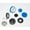Multicolor, variant on Dearborn P9940ps True Blue 1-1/2" Tub Drain Kit - - Nickel