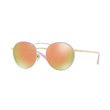 Authentic Vogue Sunglasses VO4061S 50245R Gold Pink Frames Orange Lens 52MM
