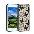 thumbnail image 1 of Compatible with iPhone SE 2020 Phone Case, Butterflies678-114 Case Silicone Protective for Teen Girl Boy Case for iPhone SE 2020, 1 of 1