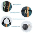 thumbnail image 7 of FORMRS Women's Travel Backpack Purse Anti-Theft Hidden Pockets Casual Shoulder Bag, Navy Blue Stripes, 7 of 7