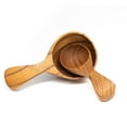 thumbnail image 4 of Rainforest Bowls Teak Wood Powder and Spice Serving Spoon - Jumbo, 4 of 5