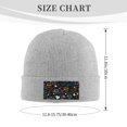 thumbnail image 3 of JUNZAN I love you Mom Mens Winter Hats Thick Knit Cuff Beanie Cap Beanie Hat, 3 of 5