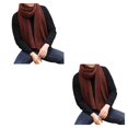 thumbnail image 4 of Sonducket Bufandas femeninas Cachemira-como Mulitcolor 200 * 30 cm Invierno Cálido Mantón Envuelve Sólido Pañuelo de moda Regalo de Type4 NO4, 4 of 6