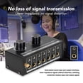 thumbnail image 4 of 6 In 1 Output Sound Switcher, Volume Control 6 Way Sound Switcher  for Cell Phone CD Player Decoder, 4 of 7