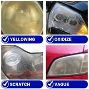 Advanced Ceramic Headlight Restoration Spray, 2026 New Headlight Restoration Spray with Ceramic Coating, Removes Yellowing Agent, Restores Clarity, Long-Lasting Protection, Car Care Tool
