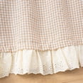 thumbnail image 7 of Little Girls Summer Plaid Dress Sleeveless Ruffle Aline Dress Lace Trim Casual Cute Toddler Clothes Khaki, 4 Years, 7 of 7
