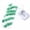Green, variant on 16.4Ft St. Patrick's Day Shamrock String Lights - Green Four-Leaf Clover LED Festive Lights, Indoor Outdoor Lanterns for Irish Holiday & Party Decor