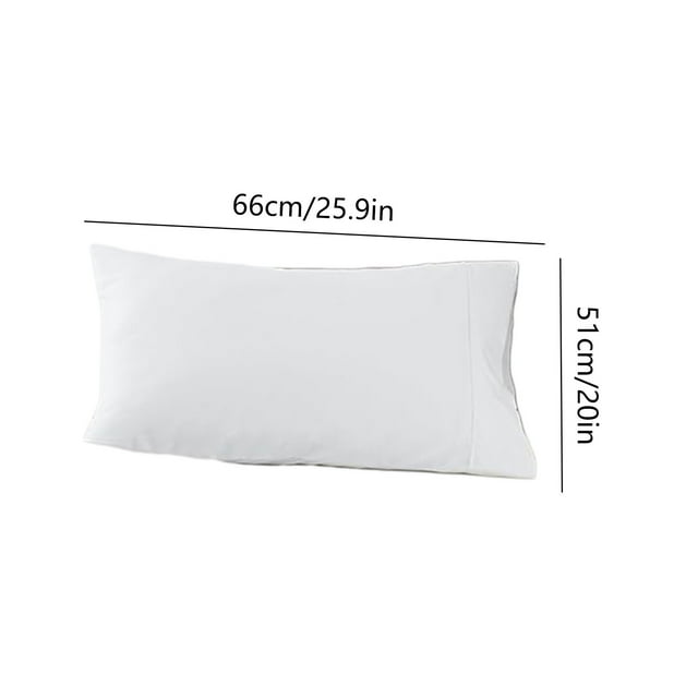 Soft Pillows for Sleeping,Medium Cool Pillowcase Pillow Pouch Brushed Fabric Pillowcase Cool Pillowcase Suitable for Sound Sleepers Soft Breathable Pillowcase Envelope Closure 20X26 Ft.