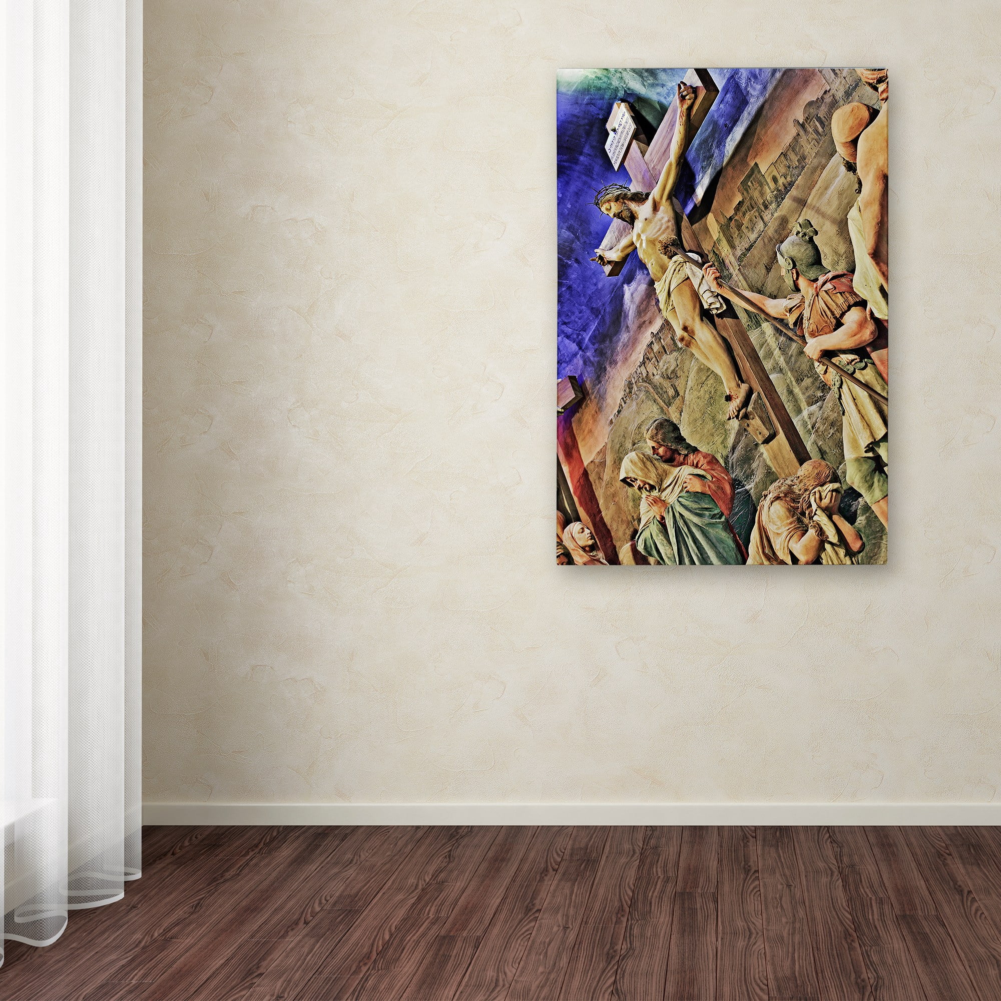 Trademark Fine Art "Altar of Calvary" Canvas Art by Gregory O'Hanlon