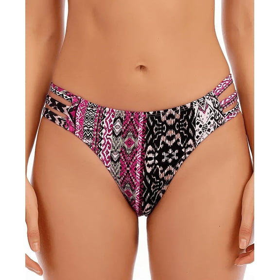 Lucky Brand MULTI Boho Chic Hipster Bikini Swim Bottom, US X-Large