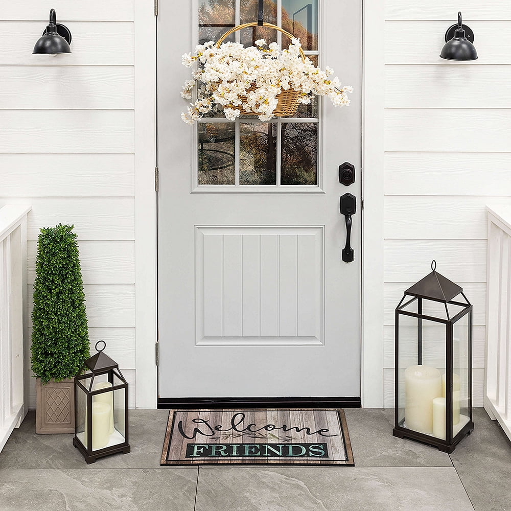 Mohawk Home Farmhouse Friends Outdoor Polyester Door Mat, Multi, 1' 6" X 2' 6"