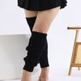 thumbnail image 4 of Pluses Size Leg Warmers Knit Over Knee High Footless Socks for Thick Thigh, 4 of 21