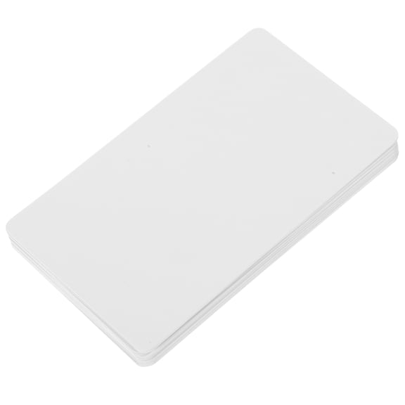 SEWCHICS 10pcs Blank Cards for Creative DIY Tags Membership ID Cards Printable Plastic Tags for Craft Projects