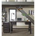 thumbnail image 2 of Wooden Desk with Sleek Drawer Storage and Crossed Side Bracing , Brown - Saltoro Sherpi, 2 of 5