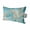 Aqua, Gold, White, variant on Green Coconut Tree Outdoor Pillows for Chaise Lounge Chair Beach Headrest Pillow Set of 2 Waterproof Lumbar Pillows with Insert&Strap Retro Botanical Tropical Palm Plants Pool Pillow 12"x20"