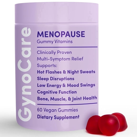 GynoCare Menopause gummies for Women | Menopause Gummy Vitamins | Relief for Hot Flashes, Night Sweats & Mood Swings