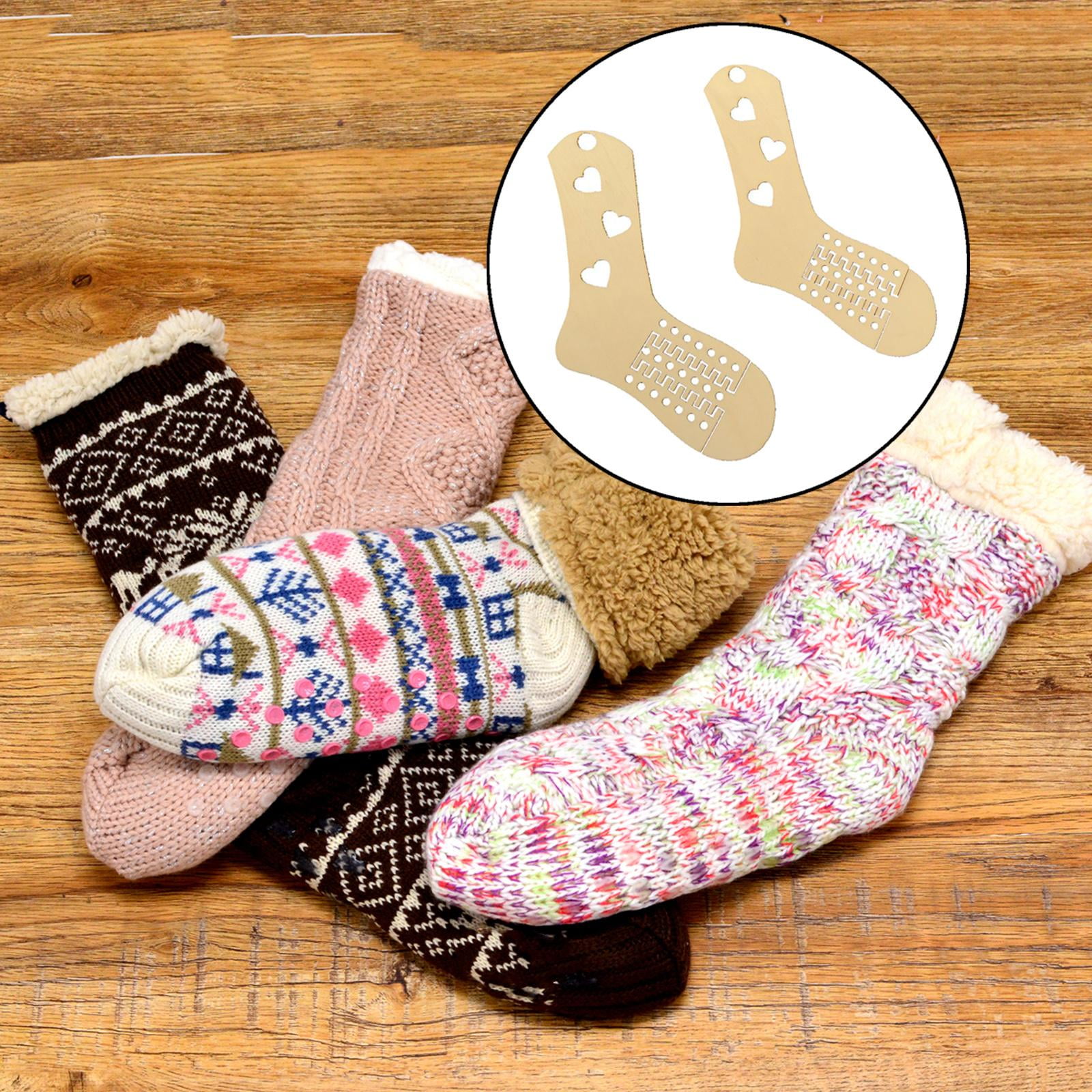 2Pcs Wooden Sock Blocker Stretchers Stocking Display Weave Yarn Handicrafts  Gift For Knitters Handmade Hand Knitting Mold Tools