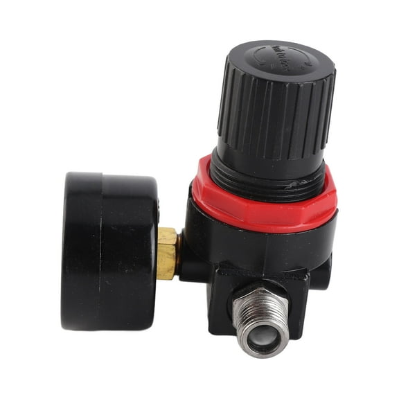 Paint HVLP Spray Air Regulator Pressure Gauge 1/4inch Inline Air Filter Separator Adjustable Air Pressure Regulator Gauge