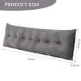 thumbnail image 7 of ANMINY Large Headboard Pillow Daybed Cushion Support Backrest Bolster Reading Pillow, 7 of 7