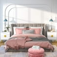 thumbnail image 5 of Tribesigns Nightstands, 2 Drawers Modern Nightstand, Bedside Tables with Gold Legs, Side Table for Bedroom, 5 of 7