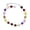 Multi, variant on Trendy CZ Stones Adjustable Anklet For Women, 8"+2" Inch Adjustable Size