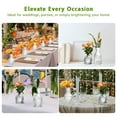 thumbnail image 4 of 12-Piece Glass Bud Vase Set, Small Vintage Flower Vases, Mini Glass Bottles for Rustic Wedding Centerpieces, Home Party Table Decor（Clear）, 4 of 8