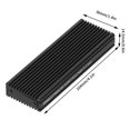 thumbnail image 4 of Solid State Drive Enclosure Case, M.2 SSD Enclosure, Serrated Groove Type SATA Protocol SSD Box NVMe Protocol SSD Box All-aluminum Alloy For Industry Home, 4 of 8