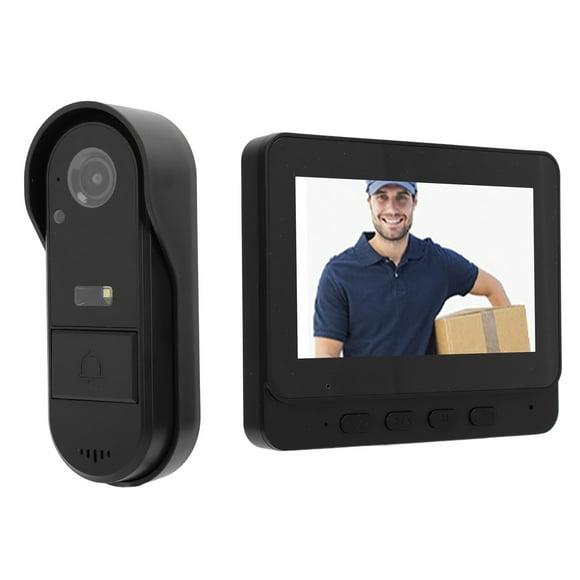 Doorbell Camera, Wide Angle Fisheye Lens Video Doorbell Camera for Home