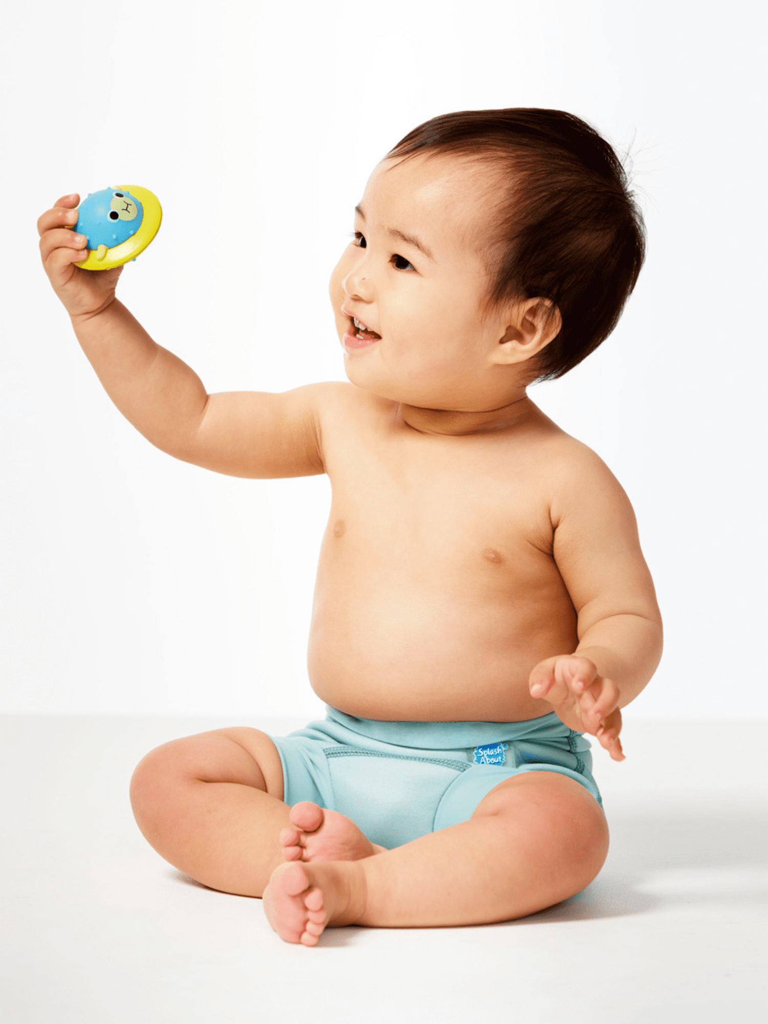 Splash About Happy Nappy Duo Swim Diaper, Pistachio, 0-3 Months
