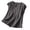 Dark Gray, variant on Womens Blouse V Neck Cap Sleeve Loose Fit Linen Blend Tops With Henley Button & Pleated Casual Shirts