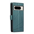 thumbnail image 3 of Nalacover Case for Google Pixel 8 Pro - Card Holder PU Leather Wallet Cover with Magnetic Clasp Stand Hand Strap, Soft TPU Inner Shockproof Anti-Scratches Case for Google Pixel 8 Pro, Darkgreen, 3 of 10
